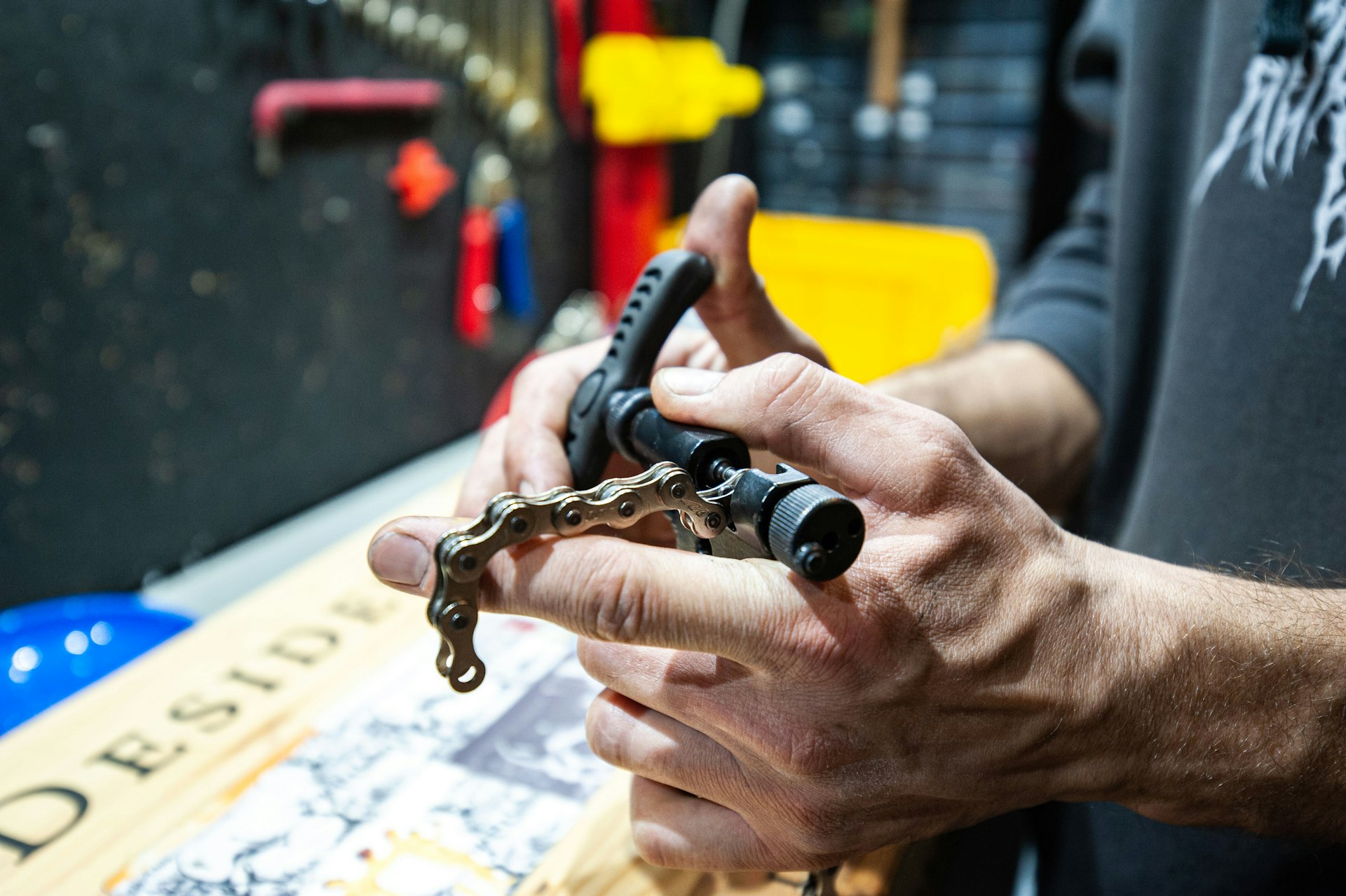 a person holding a gun